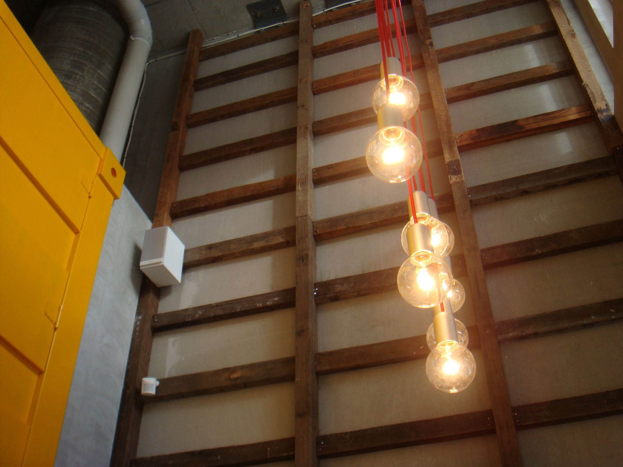 Dimension 8 Lighting – Yellow Shipping Container