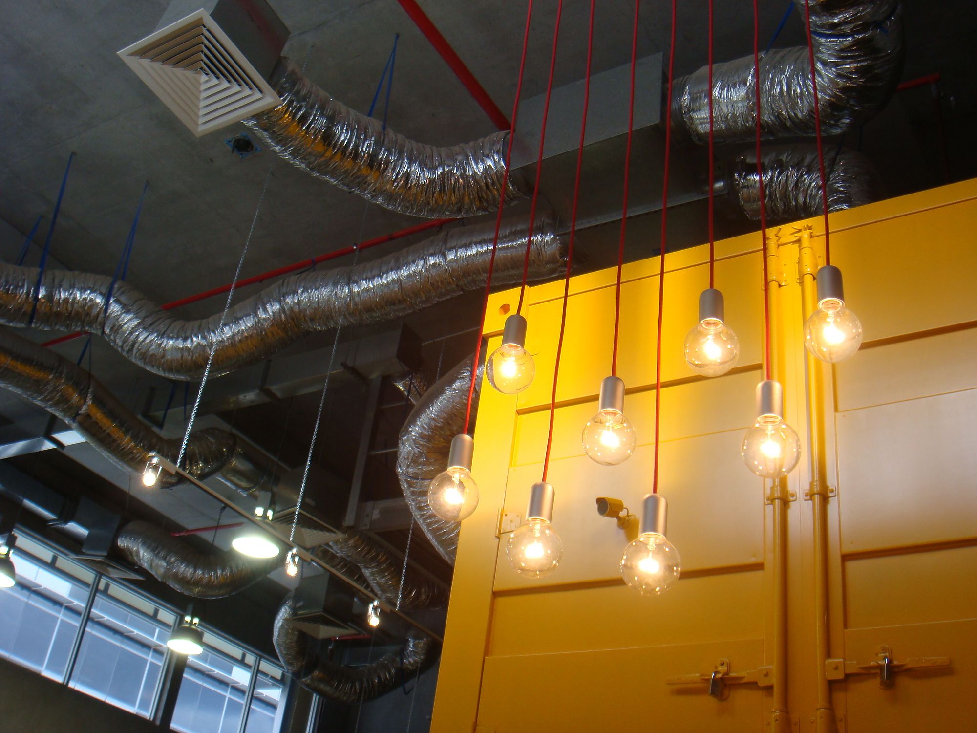 Dimension 8 Lighting – Yellow Shipping Container